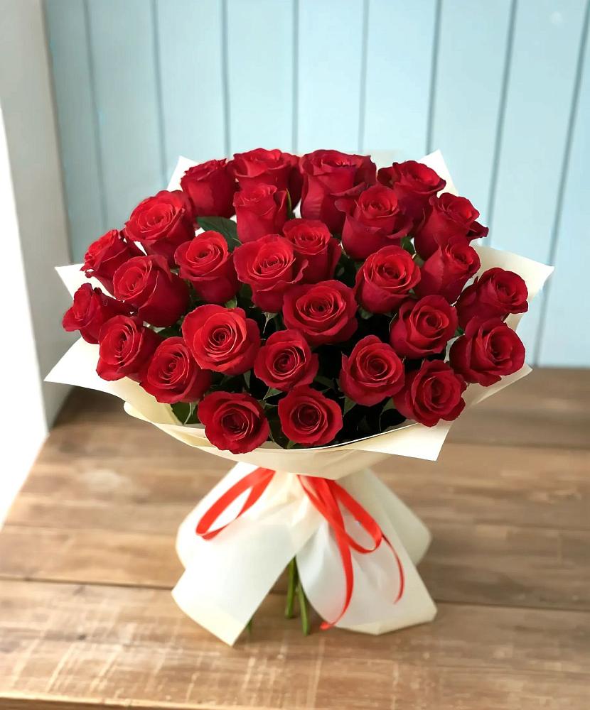 Букет 29 Красных роз в Первомайске