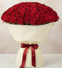 Букет 101 Красная роза Милано в Первомайске