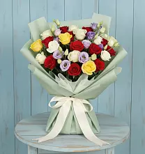 Букет цветов из:  Розы в Первомайске