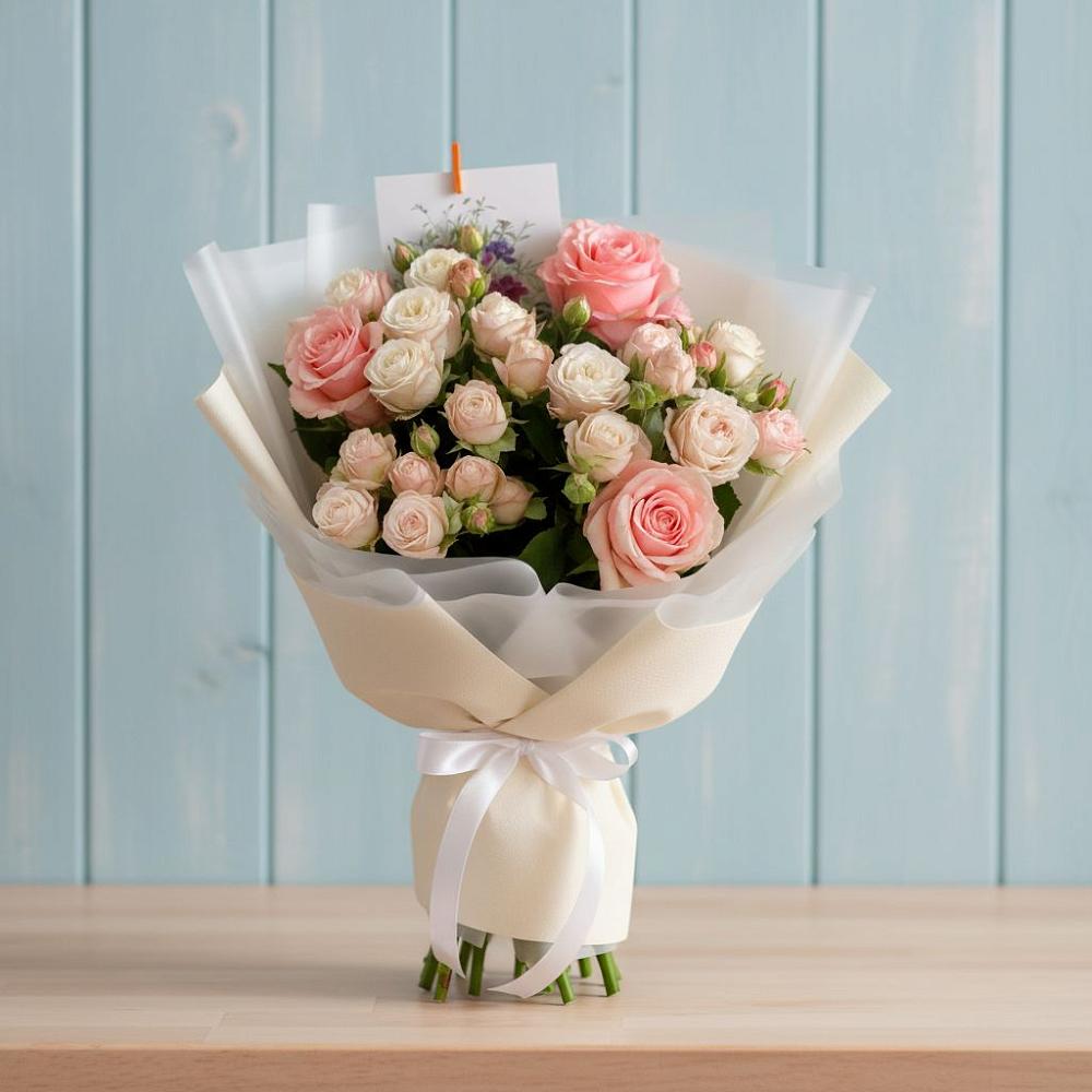 Букет цветов из: Розы в Первомайске