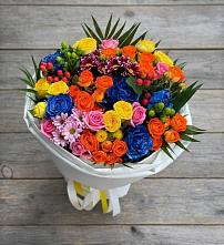 Букет цветов из:  Розы и Хризантемы в Первомайске