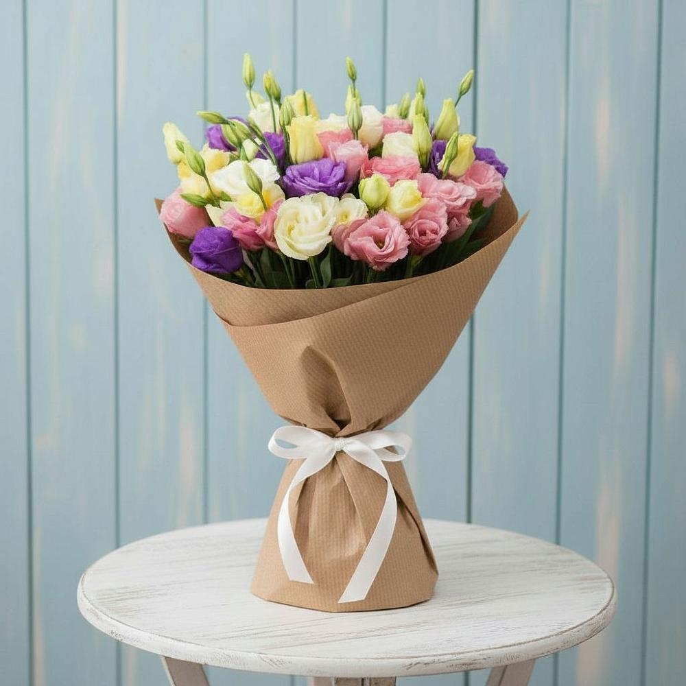 Букет цветов из: Лизиантусы в Первомайске