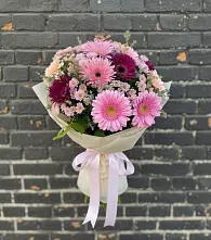 Букет цветов из:  Герберы и Хризантемы в Первомайске