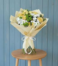 Букет цветов из:  Хризантемы и Розы в Первомайске