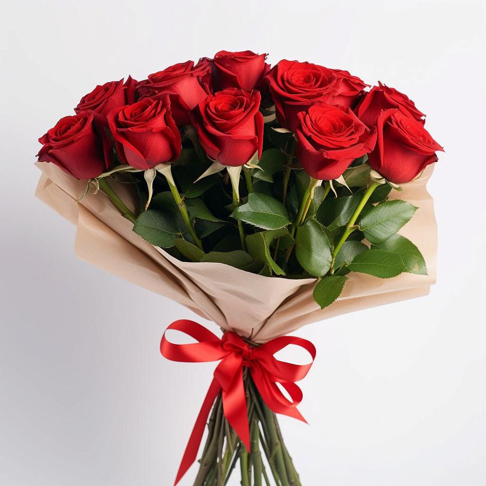 Букет 11 Красных роз Эдлесс Лав в Первомайске